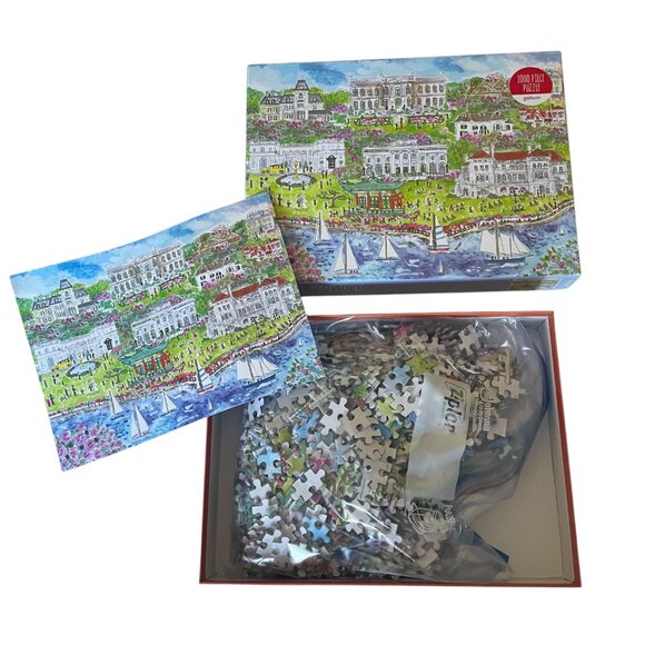Michael Storrings Puzzle Newport Mansions Hunt 1000 Piece - Picture 2 of 7